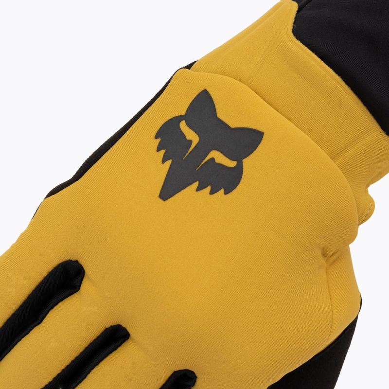 Guanti da ciclismo da uomo Fox Racing Defend Thermo bronze 4