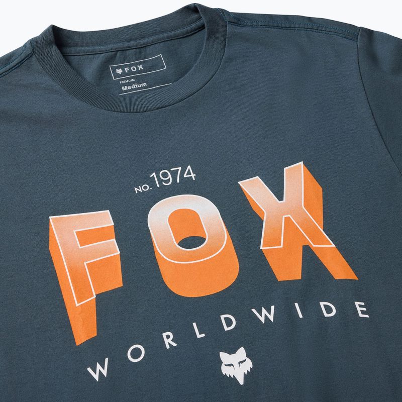 Maglietta da uomo Fox Racing Block 195 Original deep cobalt 3