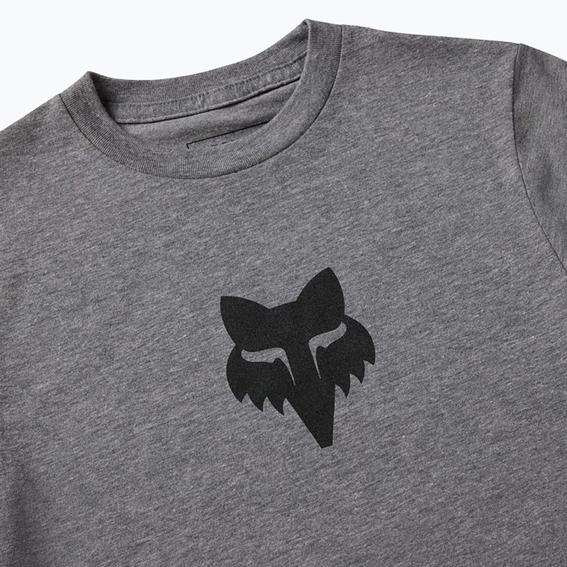 Maglietta per bambini Fox Racing Fox Head SS Tee heather dark grey 3