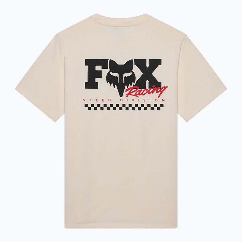 Maglietta da uomo Fox Racing Checker 195 Original off white 2