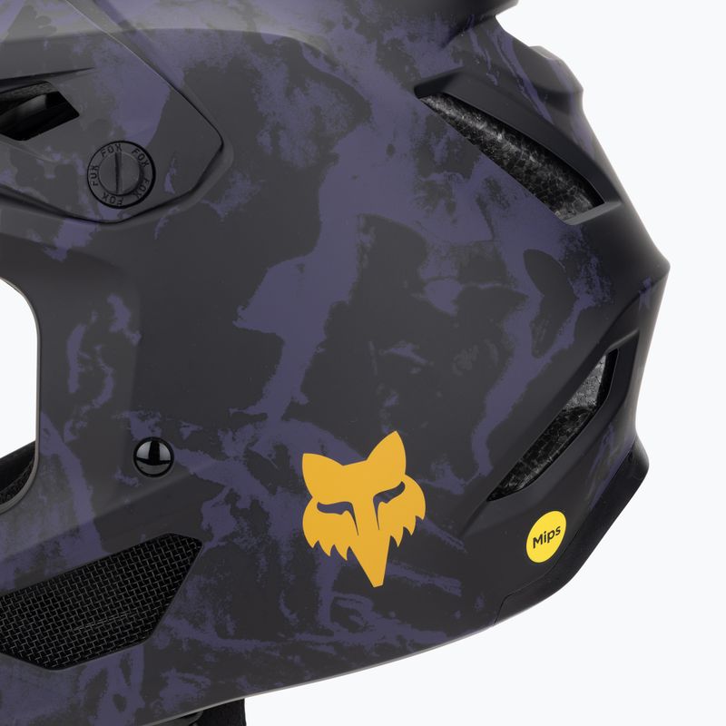 Casco da bici per bambini Fox Racing Rampage Image Print Jr plum 7