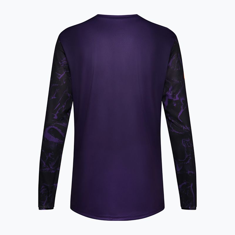 Maglia a maniche lunghe da ciclismo da uomo Fox Racing Ranger Image Print plum 6