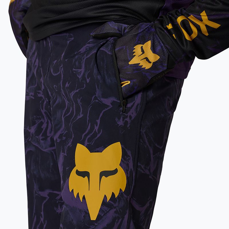 Pantaloni da ciclismo da uomo Fox Racing Ranger Image Print plum 2
