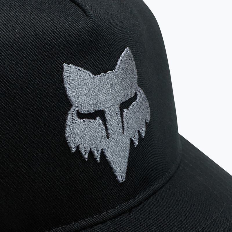 Cappellino con visiera da uomo Fox Racing Fox Head Subframe Snapback black 4