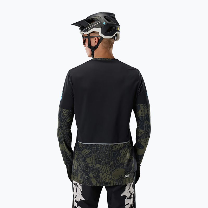 Longsleeve da ciclismo da uomo Fox Racing Defend Thermal Lunar black 2