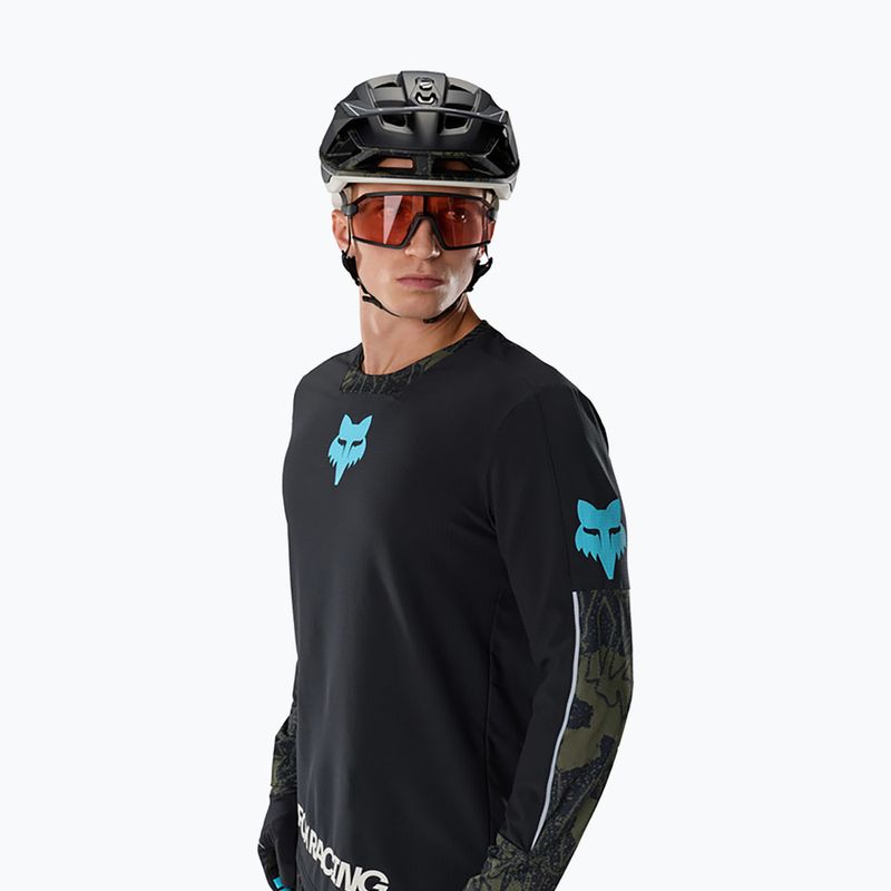 Longsleeve da ciclismo da uomo Fox Racing Defend Thermal Lunar black 3
