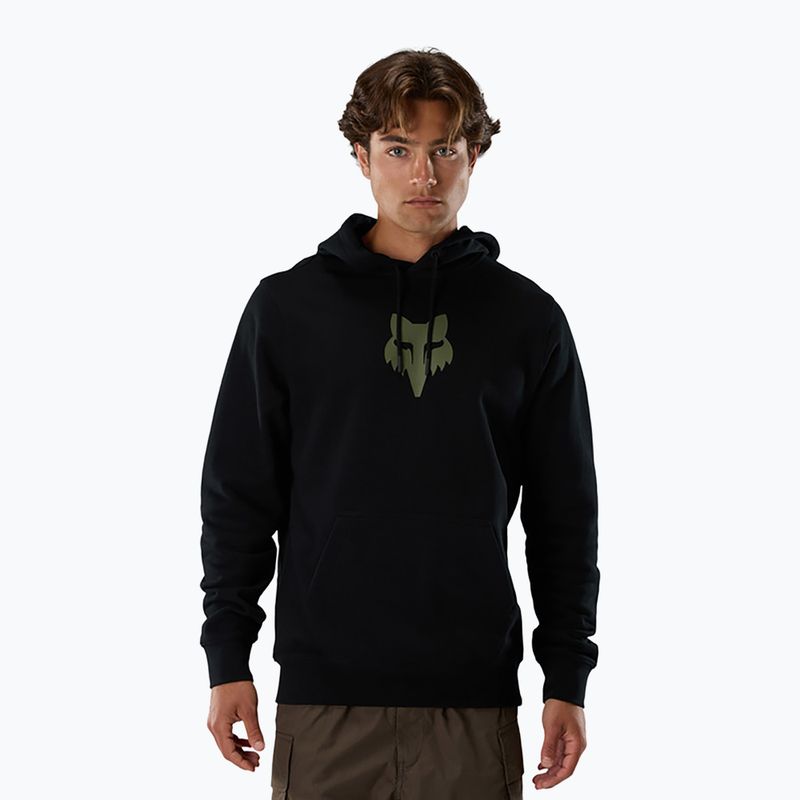 Felpa da uomo Fox Racing Fox Head black/green