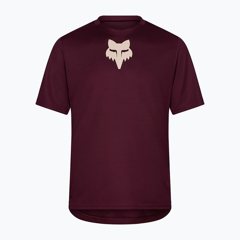 Maglia da ciclismo uomo Fox Racing Ranger Fox Head SS dark maroon 5