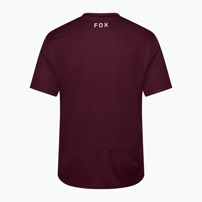 Maglia da ciclismo uomo Fox Racing Ranger Fox Head SS dark maroon 6