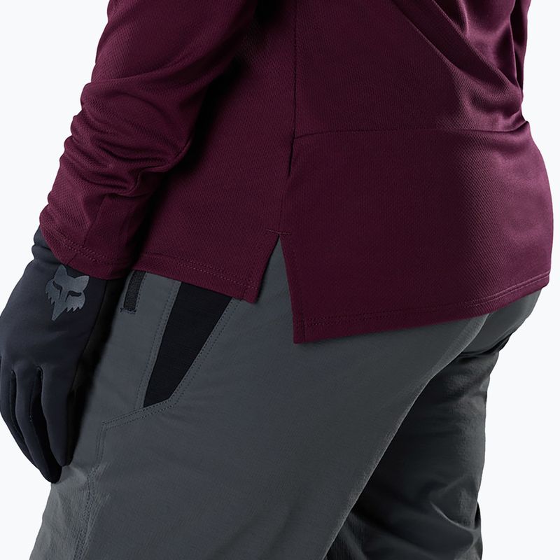 Longsleeve da ciclismo da donna Fox Racing Ranger Fox Head LS dark maroon 4