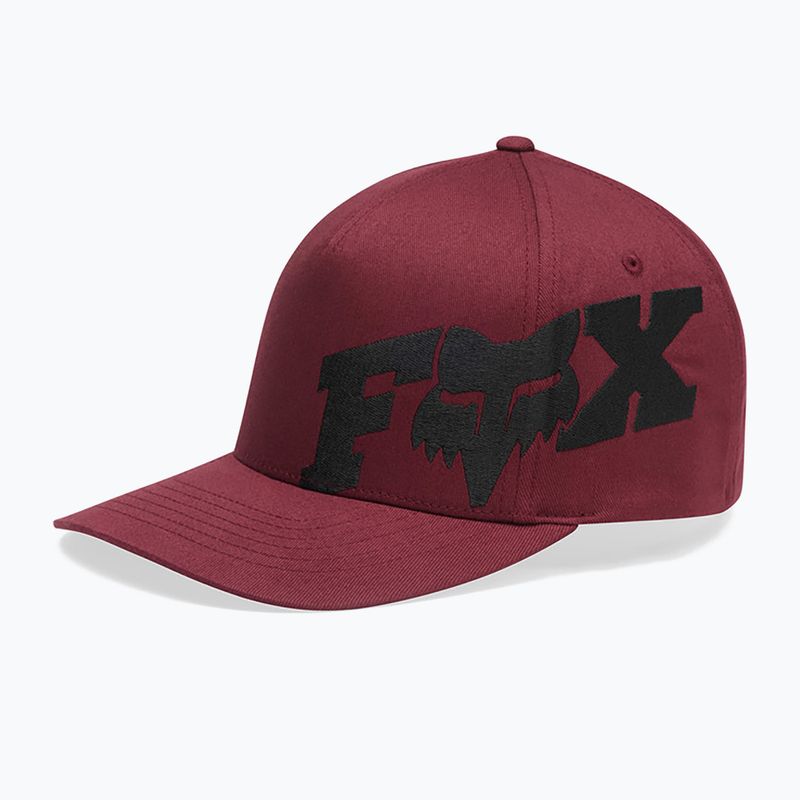 Cappellino con visiera da uomo Fox Racing Fox Head X Flexfit dark maroon 3