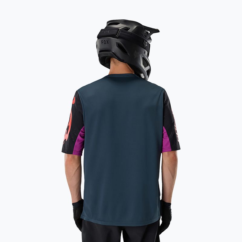 Maglia da ciclismo uomo Fox Racing Defend Creation galaxy blue 2