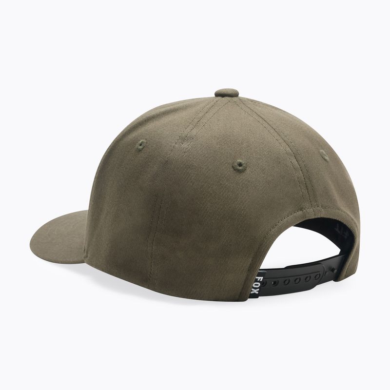 Cappellino con visiera da bambino Fox Racing Fox Head 110 Snapback Jr olive green 2