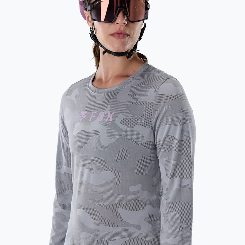 Longsleeve da ciclismo da donna Fox Racing Ranger Tru Dri pewter 3
