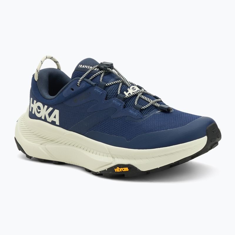 Scarpe da trekking da uomo HOKA Transport GTX midnight blue/truffle salt