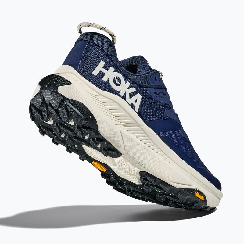Scarpe da trekking da uomo HOKA Transport GTX midnight blue/truffle salt 5