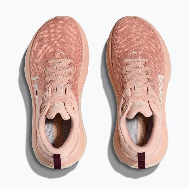 Scarpe da corsa da donna HOKA Gaviota 5 rose latte/rose cream 15