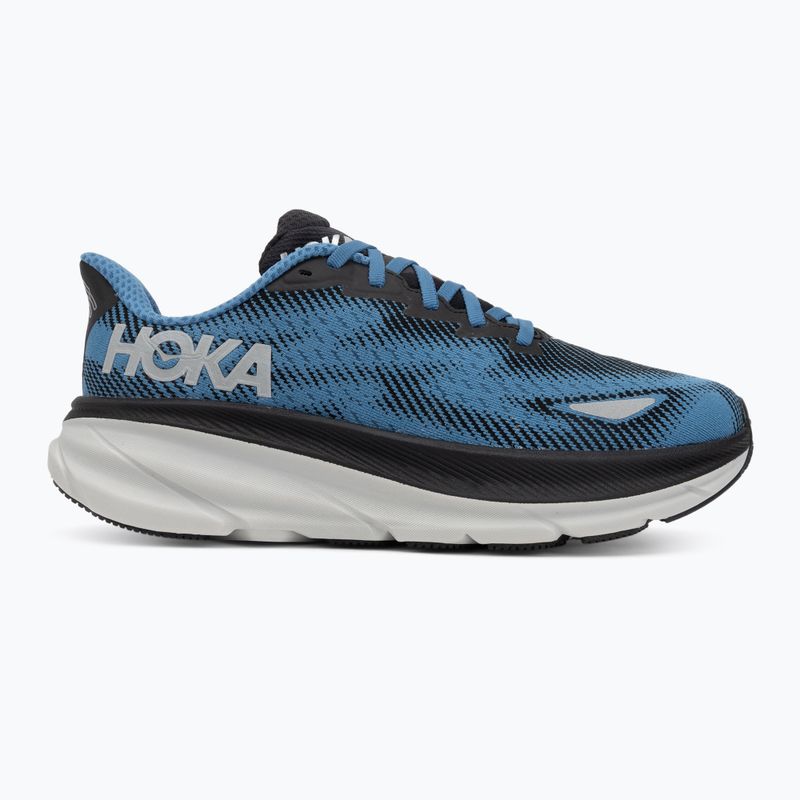 Scarpe da corsa da uomo HOKA Clifton 9 GTX nero/notte nebbiosa 2