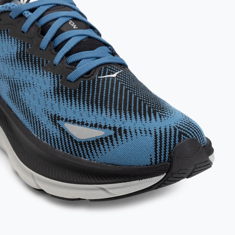 Scarpe da corsa da uomo HOKA Clifton 9 GTX nero/notte nebbiosa 7