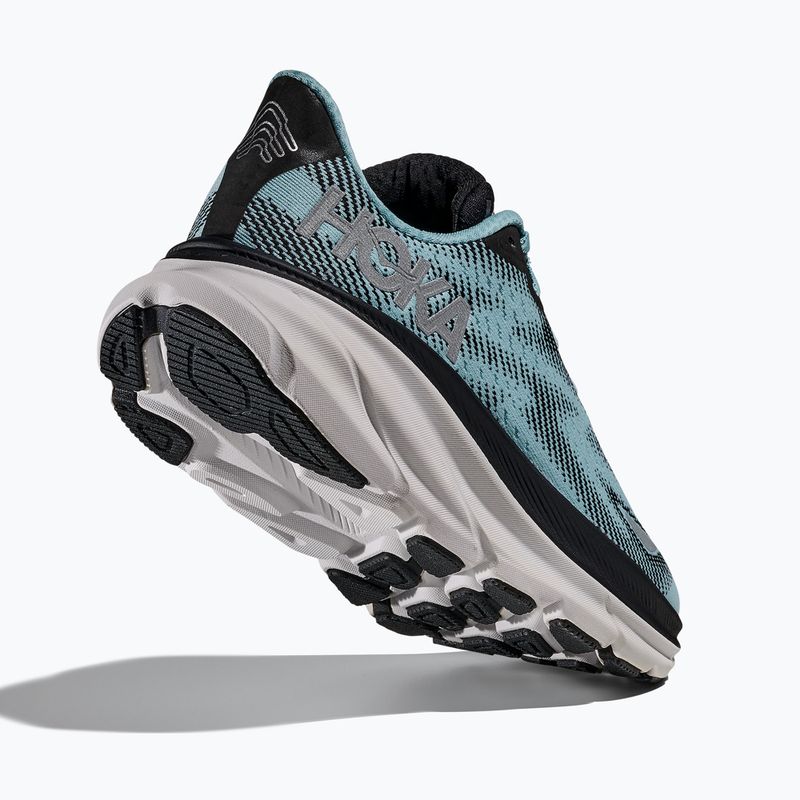 Scarpe da corsa da donna HOKA Clifton 9 GTX nero/raindrop 12