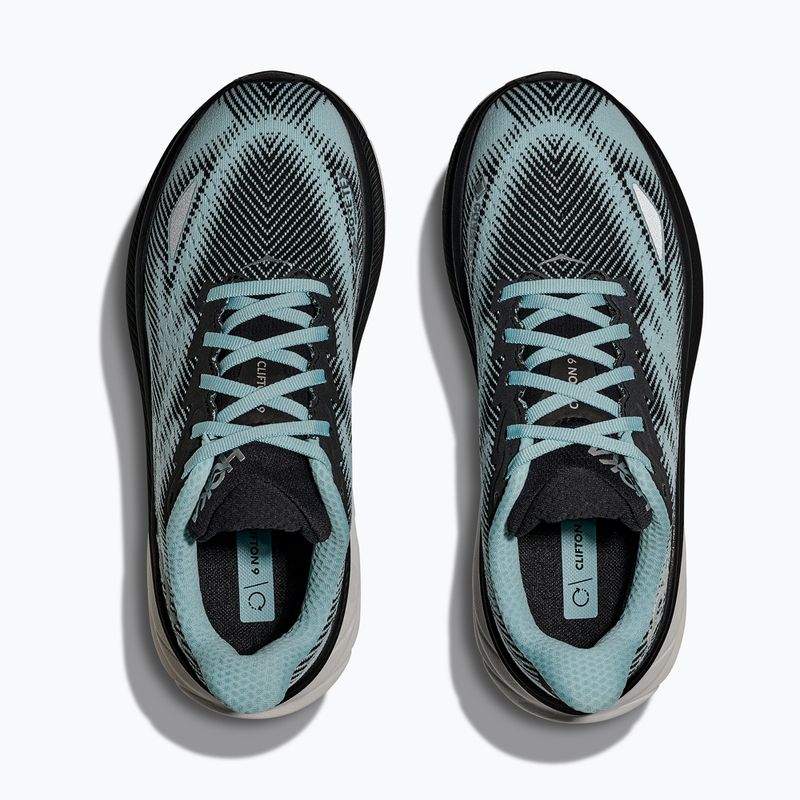 Scarpe da corsa da donna HOKA Clifton 9 GTX nero/raindrop 15
