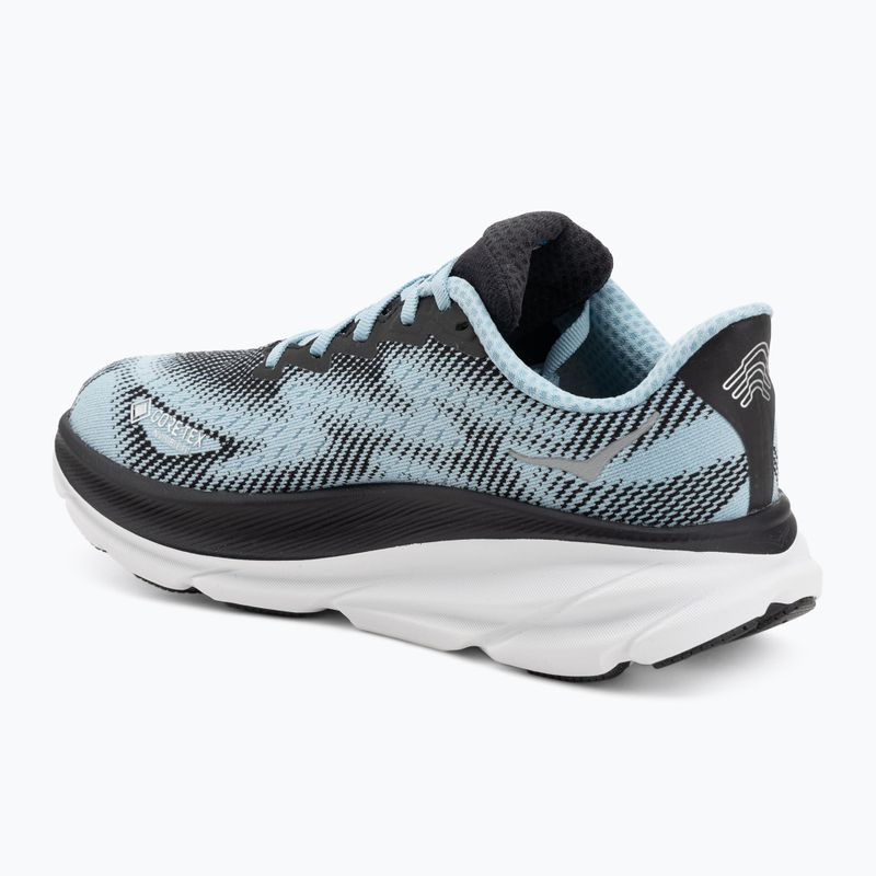 Scarpe da corsa da donna HOKA Clifton 9 GTX nero/raindrop 3