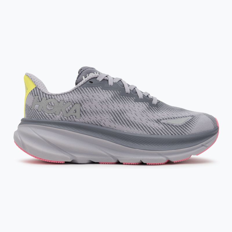 Scarpe da corsa da donna HOKA Clifton 9 GTXgrey skies/foggy green 2