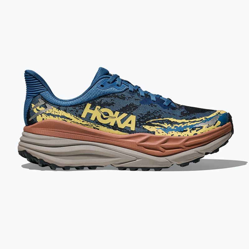 Scarpe da corsa da uomo HOKA Stinson 7 foggy night/cardamon 2