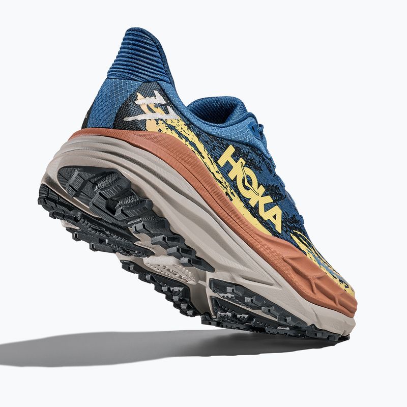 Scarpe da corsa da uomo HOKA Stinson 7 foggy night/cardamon 5
