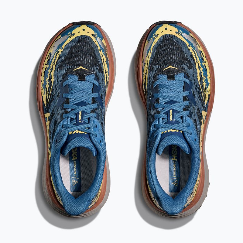 Scarpe da corsa da uomo HOKA Stinson 7 foggy night/cardamon 8