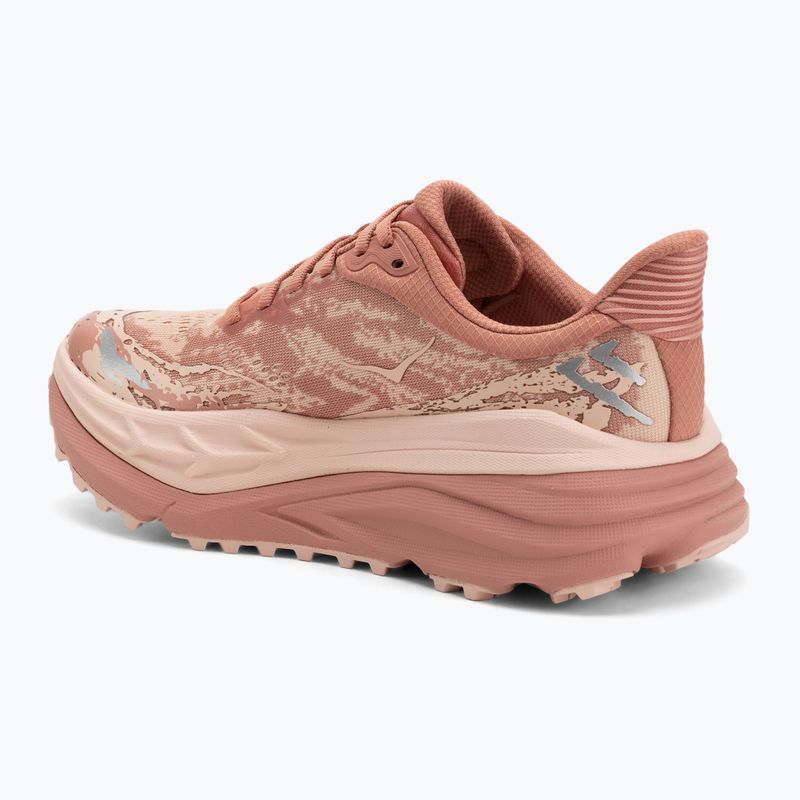 Scarpe da corsa da donna HOKA Stinson 7 blush/rose latte 3