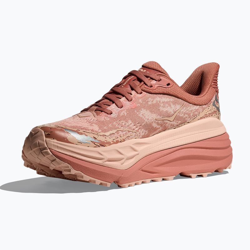Scarpe da corsa da donna HOKA Stinson 7 blush/rose latte 4