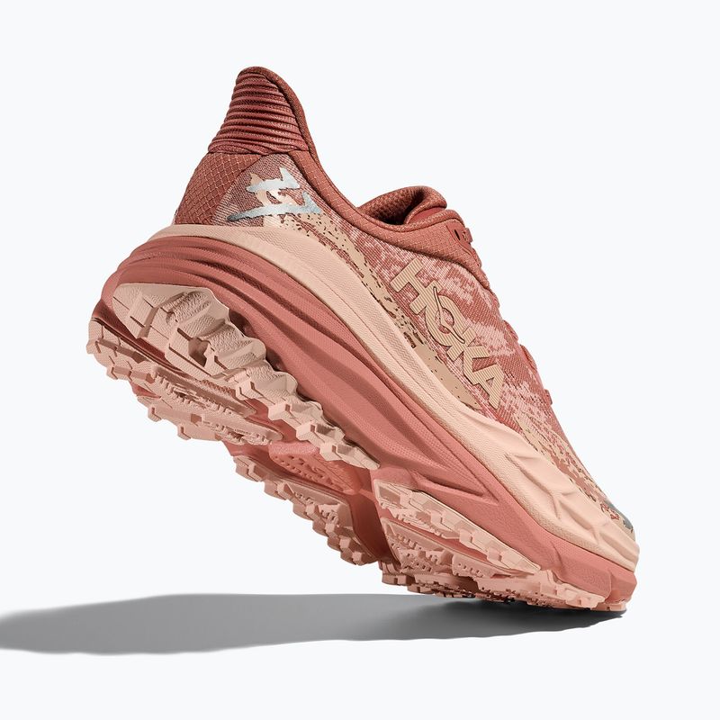 Scarpe da corsa da donna HOKA Stinson 7 blush/rose latte 5