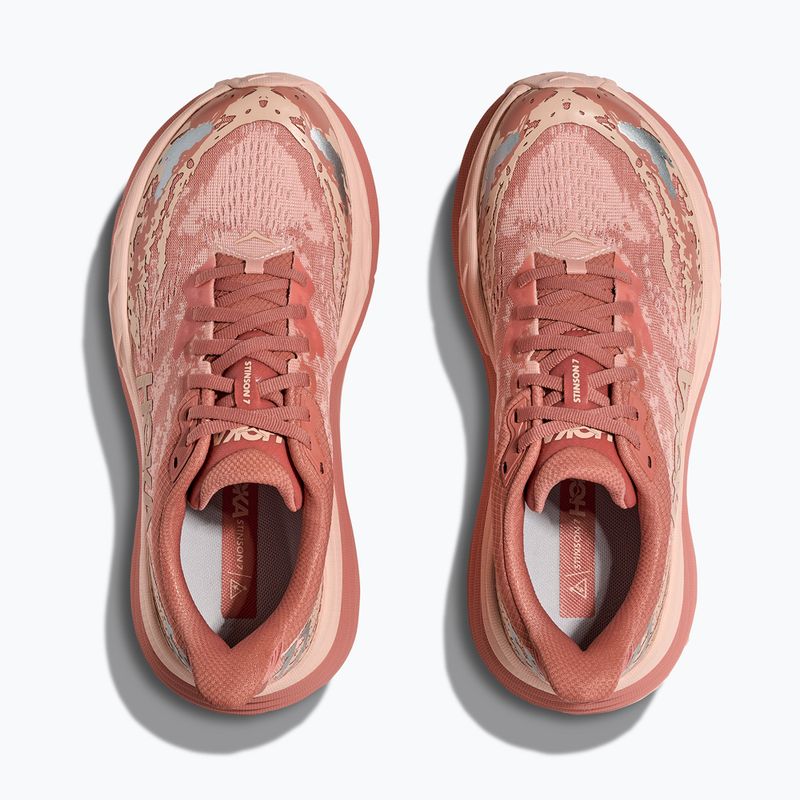 Scarpe da corsa da donna HOKA Stinson 7 blush/rose latte 8
