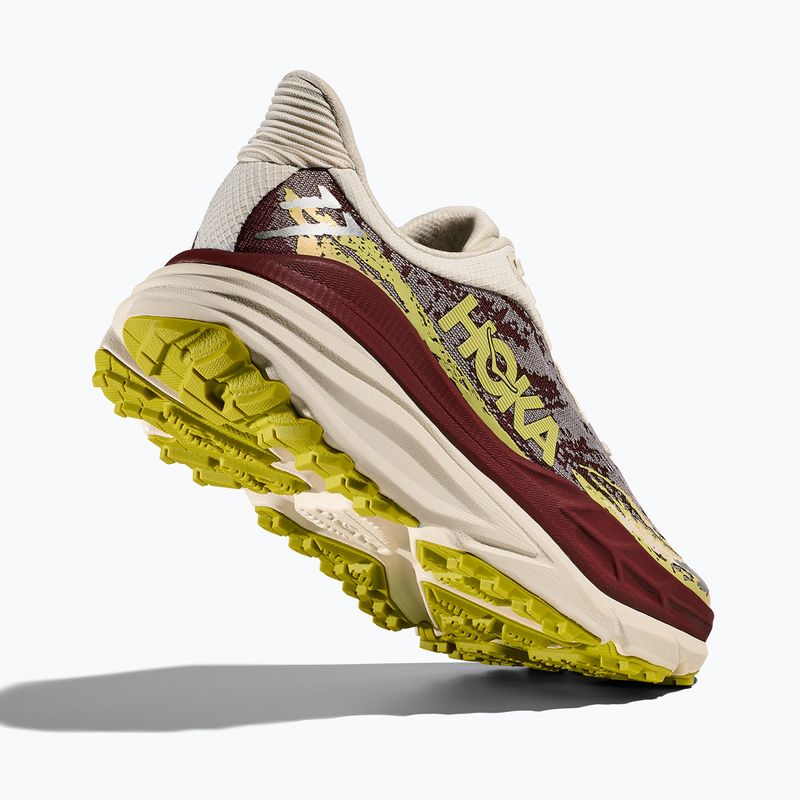Scarpe da corsa da donna HOKA Stinson 7 truffle salt/dark cedar 5