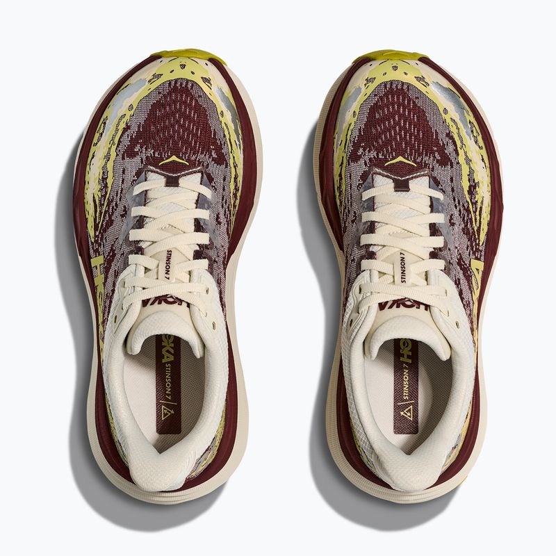 Scarpe da corsa da donna HOKA Stinson 7 truffle salt/dark cedar 8