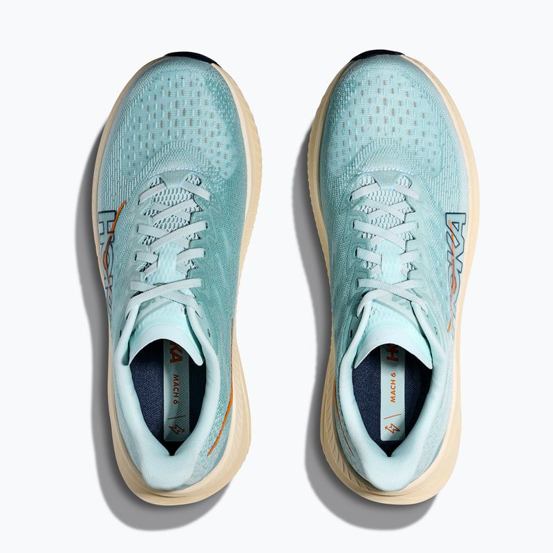Scarpe da corsa da uomo HOKA Mach 6 mare chiaro/acqua marina 8
