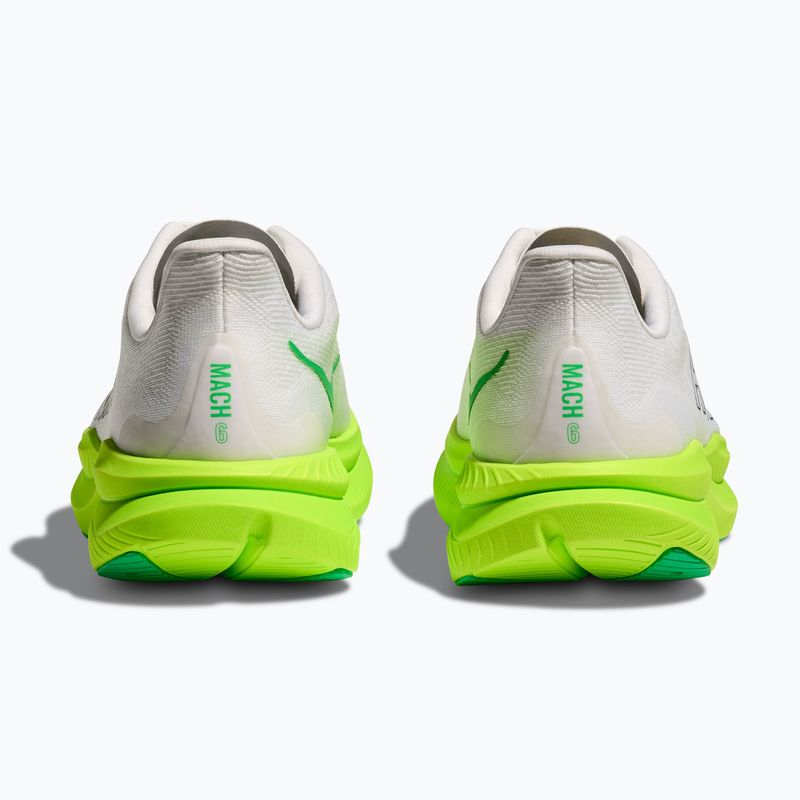 Scarpe da corsa da uomo HOKA Mach 6 bianco/neon lime 6