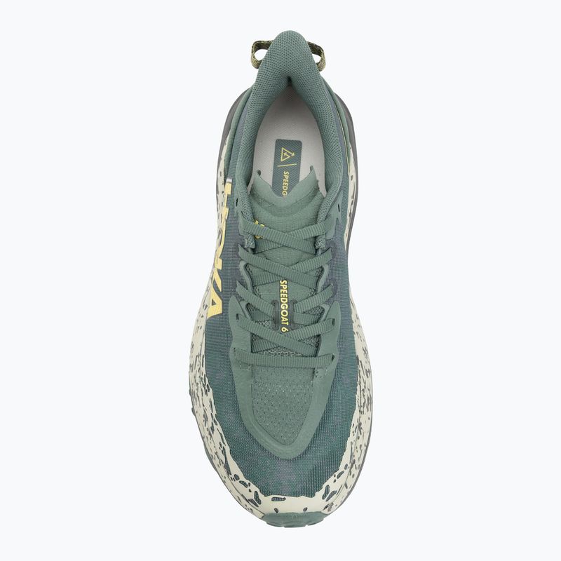 Scarpe da corsa da uomo HOKA Speedgoat 6 felce/grigio asfalto 5