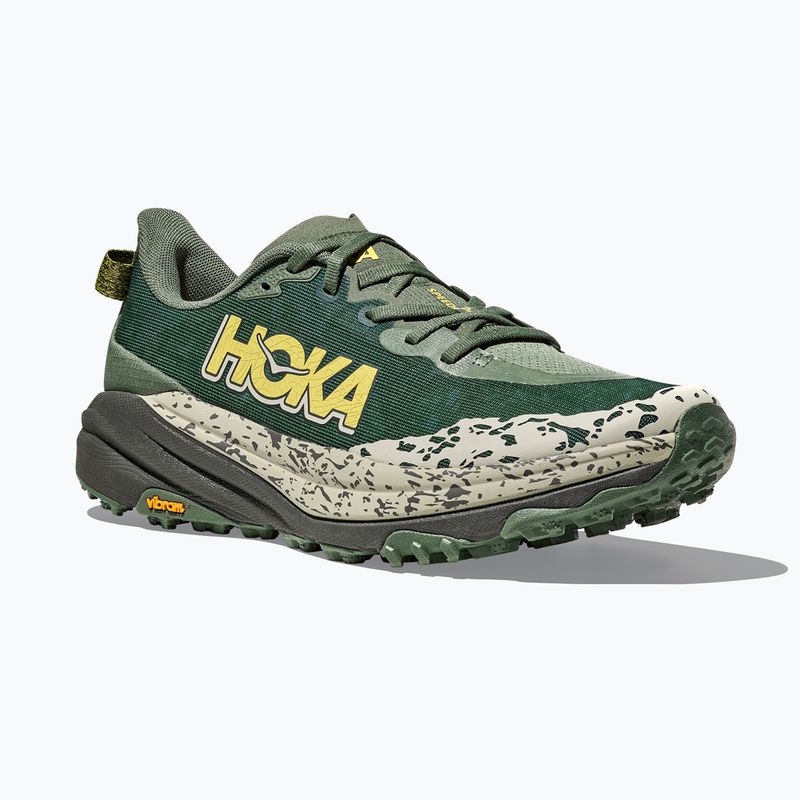 Scarpe da corsa da uomo HOKA Speedgoat 6 felce/grigio asfalto