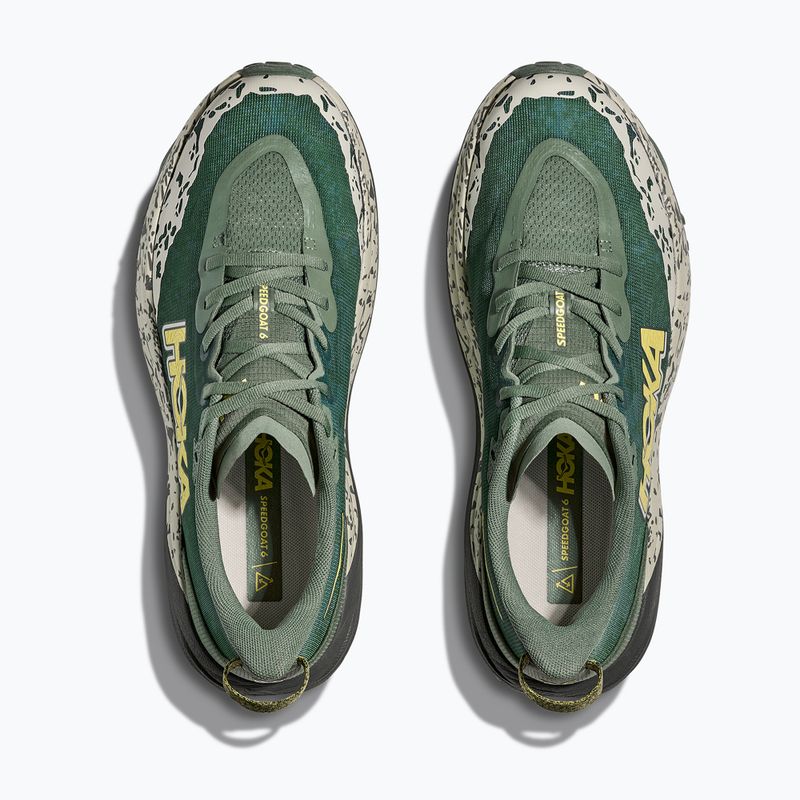 Scarpe da corsa da uomo HOKA Speedgoat 6 felce/grigio asfalto 8