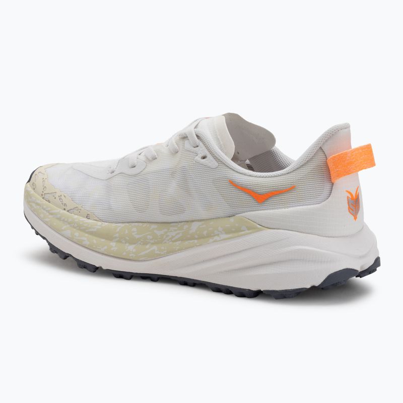 Scarpe da corsa da uomo HOKA Speedgoat 6 white/neon tangerine 3