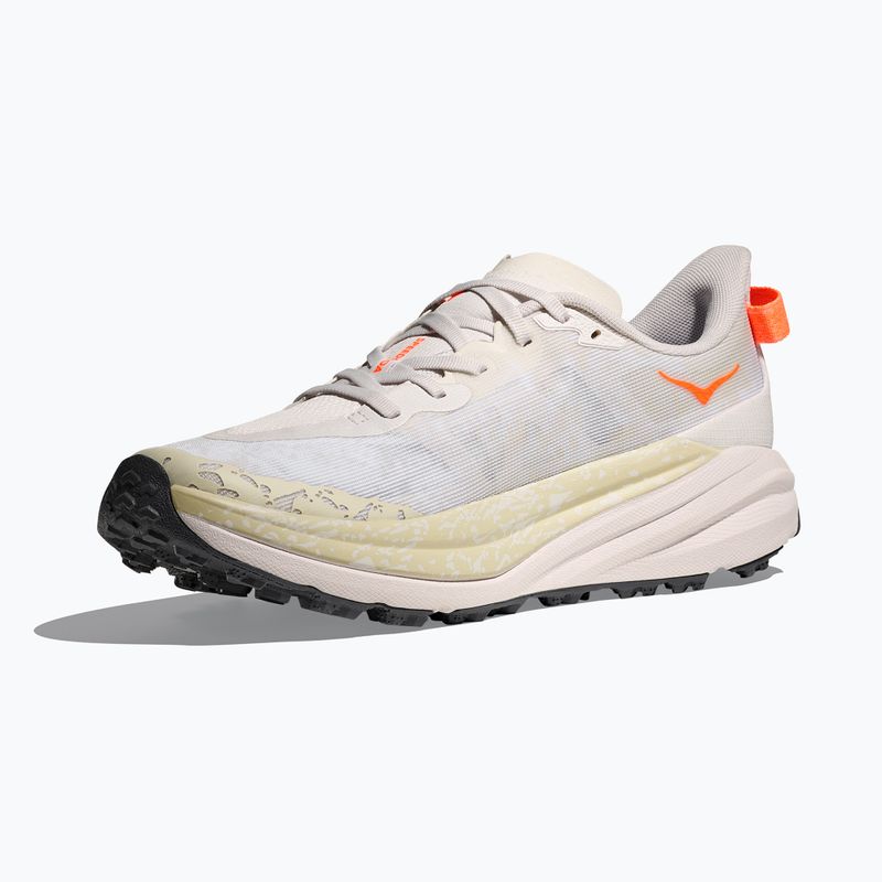 Scarpe da corsa da uomo HOKA Speedgoat 6 white/neon tangerine 4