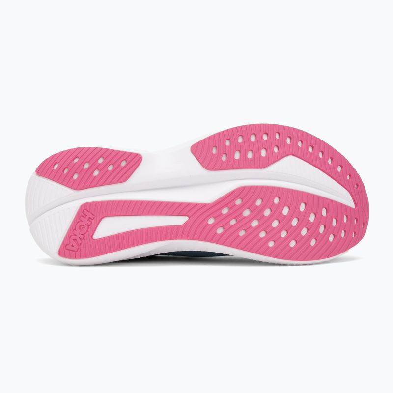 Scarpe da corsa da donna HOKA Mach 6 jadeite/blu alpino 4