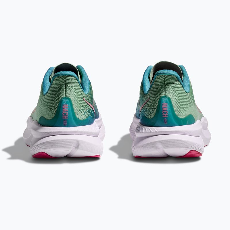 Scarpe da corsa da donna HOKA Mach 6 jadeite/blu alpino 6