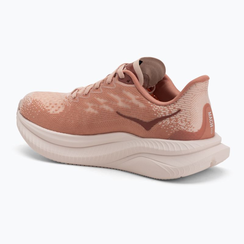 Scarpe da corsa da donna HOKA Mach 6 roselatte/blush 3