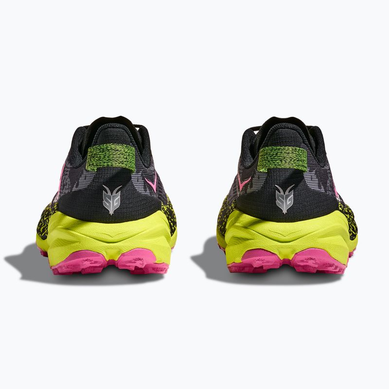 Scarpe da corsa da donna HOKA Speedgoat 6 nero/rosa neon 6