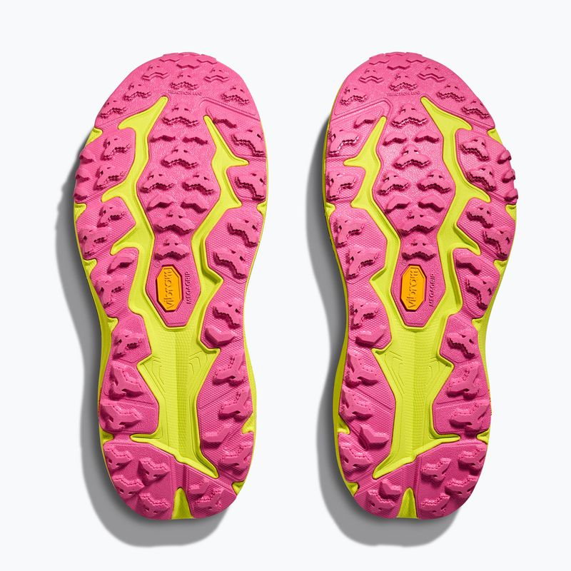 Scarpe da corsa da donna HOKA Speedgoat 6 nero/rosa neon 7