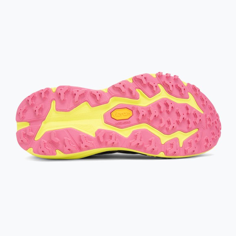 Scarpe da corsa da donna HOKA Speedgoat 6 nero/rosa neon 4