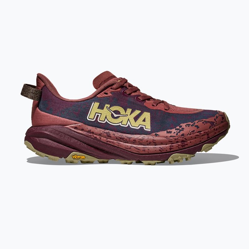 Scarpe da corsa da donna HOKA Speedgoat 6 rouge/black cherry 2